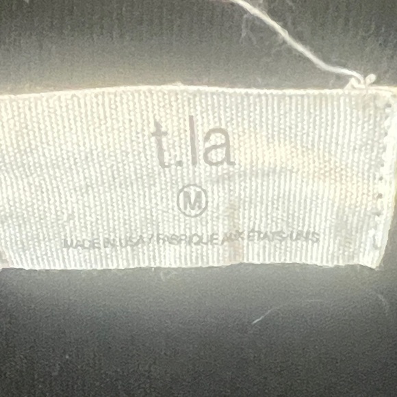 T. La casual Black cutout waist cotton T shirt Dress size Medium - Picture 2 of 7